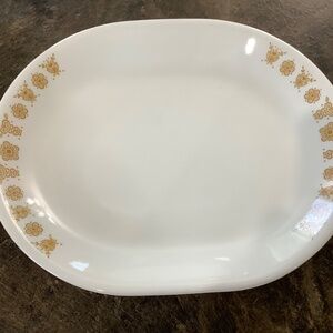 Vintage Corelle Harvest Gold Serving Platter